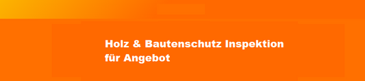 Holz & Bautenschutz Inspektion für Angebot